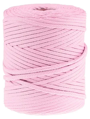 Kordel, Polyester, Polyester Schnur, Schnur, flechten, Flechtschnur pastellrosa