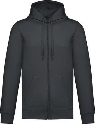Produktbild von Kariban Recyceltes Uni-Sweatshirt mit Reißverschluss und Kapuze