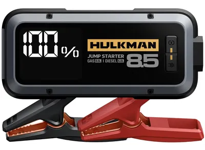 Imagen del producto de Batería de arranque para automóviles - 2000 amperios de potencia de arranque - 20000 mAh de capacidad de batería - Batería externa de litio de 12 voltios - Linterna LED con pantalla