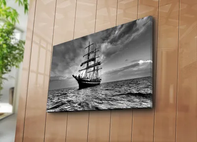 Produktbild von Wallity, 5070C- HRZ3266, Bunt, Leinwandbilder, 45 x 70 cm, 100% Wildleder -Leinwand