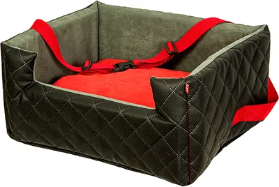 Produktbild von Mia Lux Hundeautositz schwarz und rot M