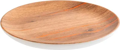 Produktbild von APS 85306 Teller CRAZY WOOD, Melamin, Ø 20 cm, Höhe 1,5 cm, Holzoptik