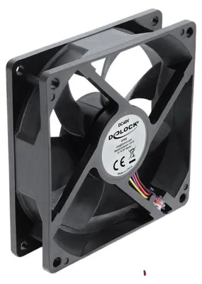 Imagen del producto de Ventilador axial de 48V DC, 92x92x25mm, con 4 pines PWM, para uso industrial