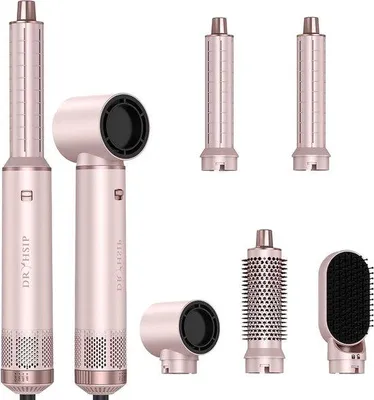 Produktbild von Haarstylingbürste – Föhnbürste – Zum Stylen der Haare – 5-in-1, multifunktional – 800 g – Schwarz