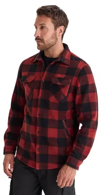 Produktbild von HERO by John Medoox HENDRIX Herren Fleecehemd Regular Fit XL red check