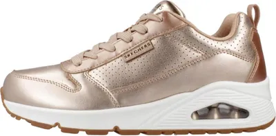 Produktbild von Skechers Damen Sneaker Uno-Metallixs gelb Gr. 39 mit Air-Cooled Memory Foam und Skech-Air Dämpfung, Metallic-Look, sichtbarer Luftkammer (Kunstleder, Textil, Synthetik)