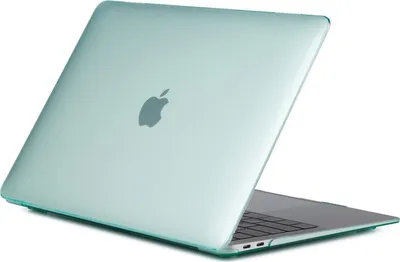 Produktbild von Mobigear Glossy MacBook Air 13 Zoll (2018-2020) Hardcase Hülle MacBook Case - Grün - Model A1932 / A2179 / A2337