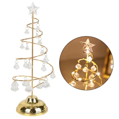 Produktbild von Weihnachtsbaum Lampe,Weihnachtsbaum Tischlampe,LED Weihnachten Tischlampe,Spirale Weihnachtsbaum Lampe