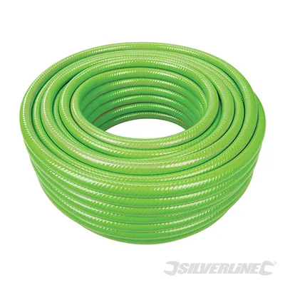 Zdjęcie produktu dla Wąż PVC Silverline z wkładką tekstylną 30 m