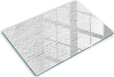 Produktbild von Abdeckung Glas - Küchenabdeckung - 80x52 cm - Abdeckplatte -Backsteinmauer