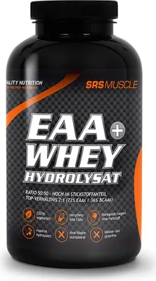 Produktbild von SRS EAA + Whey HYDROLYSAT - 180 Kapseln pro Dose