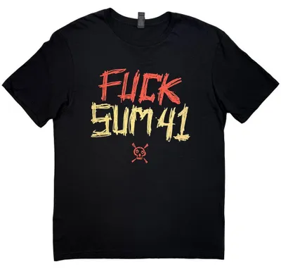 Obrázek produktu pro Sum 41 – Tričko „Tour ´24 Fuck Sum 41“ pro muže/ženy, uni RO15743 (L) (černé)