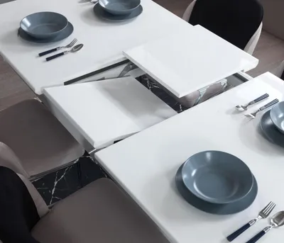 Produktbild von Esszimmer Komplett Set Esstisch 4x Stühle Anrichte + 2х Spiegel Gruppe