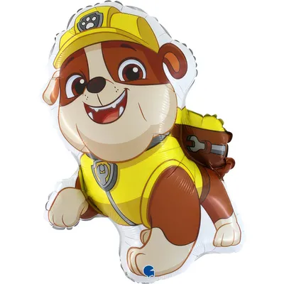 Zdjęcie produktu dla 1 balon foliowy Paw Partrol - Rubble, 66 cm / 26 cali
