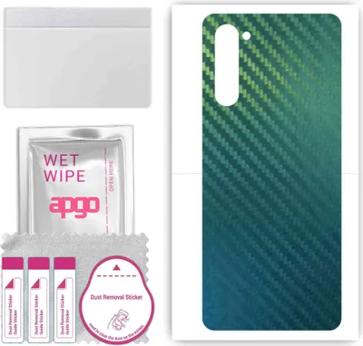 Produktbild von apgo Rückseite Schutzfolie, Skin, kompatibel mit Oppo Reno3 5G, Hinten Displayschutzfolie aus Vinylfolie, kratzfest, einfache Montage - Kohlenstoff-Chamäleon CAKA1