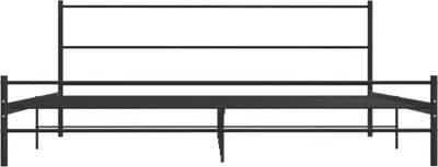 Obrázek produktu pro vidaXL Postelový rošt Black Metal 180×200 cm