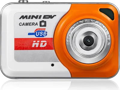 Image de X6 mini caméra numérique portable haute résolution, support mini-DV, carte TF 32 GB avec microphone