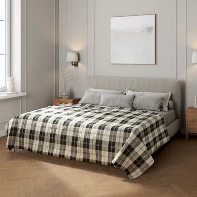 Obrázek produktu pro Přehoz na postel s pruhovaným prošíváním
