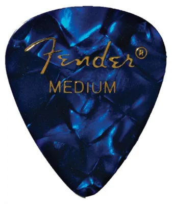Immagine prodotto di Plettro per chitarra - Celluloide - Medio - Blu - 12 pezzi