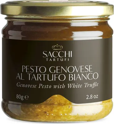 Produktbild von PESTO GENOVESE MIT WEISSER TRÜFFEL 80 g – SACCHI TARTUFI