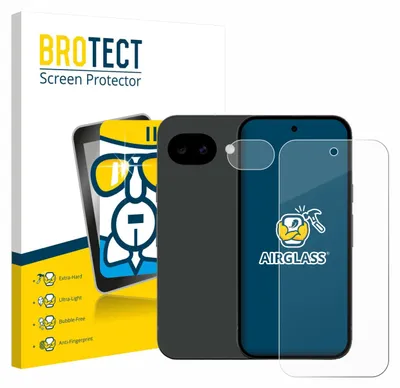 Produktbild von BROTECT Schutzglas für Google Pixel 10a (Display+Kamera) Schutzfolie Panzer Folie Glas Display Schutz klar