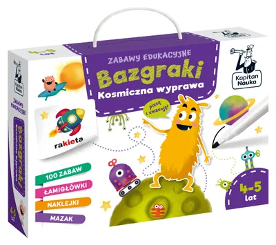 Obrázek produktu pro Vzdělávací hry Bazgraki Kosmiczna wyprawa Božena Dybowska, Anna Grabek (Buch auf Polnisch)