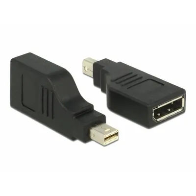 Produktbild von DeLOCK 65626, Mini DisplayPort, DisplayPort, Schwarz