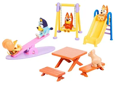 Produktbild von Moose Toys Bluey Deluxe Park Playset, Spielplatz, 3 Jahr(e), Mehrfarbig, Kunststoff