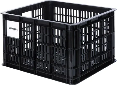 Image de caisse à vélo recyclée L 40 litres noir - 21158