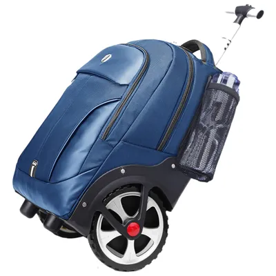 Produktbild von AOKING® | 2in1: Trolley und Rucksack 35l mit Teleskogriff - Grosse geräuscharme Räder - Laptopfach -Für mobile Profis - Balu