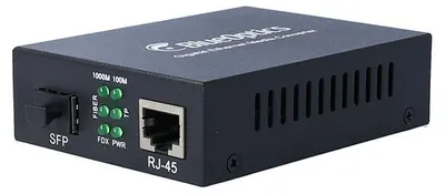 Obrázek produktu pro BlueOptics Gigabit Ethernet Medienkonverter 1x SFP, 1x 10/100/1000M RJ45
