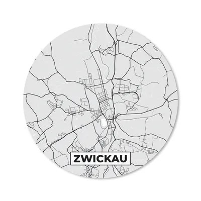 Produktbild von MuchoWow® Mauspad Mousepad Deutschland - Stadtplan - Zwickau - Karte 20x20 cm - Mousepads - Maus Mat - Pad - Mausunterlage - Schreibtischmatte