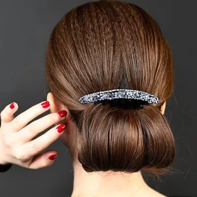 Strass Haarkämme für Frauen und Mädchen - 2 Stück Haaraccessoires