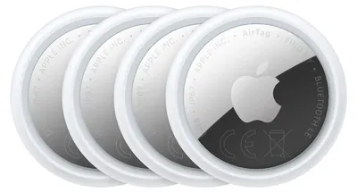 Obrázek produktu pro Apple AirTag, Položka, Vyhledávač, Stříbrná, Bílá, Prachuodolný, Vodoodpudivé přípravky, IP67, CR2032