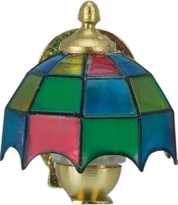Produktbild von Miniatur Wandlampe Tiffanyschirm, 12V