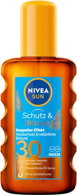 Image de Nivea Sun Protect & Bronze Oil Spray beau bronzage SPF 30 200ml