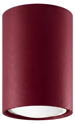 Produktbild von Deckenleuchte LAGOS 10 burgund 1xGU10 10W Stahl 10x6x6cm Sollux Lighting