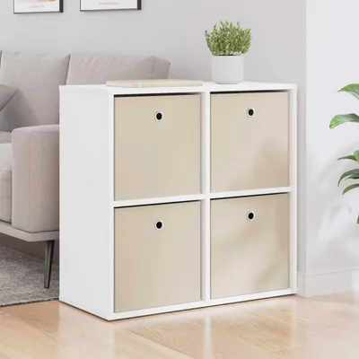 Image de Buffet à tiroirs vidaXL, blanc, 68,5 x 32 x 67 cm