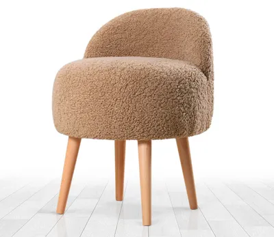 Produktbild von Hanah Home, Rufmee - Coffee, Fußhocker & -bänke, Sitzpuff, Kaffee, Polyester, 46 x 64 x 46 x cm