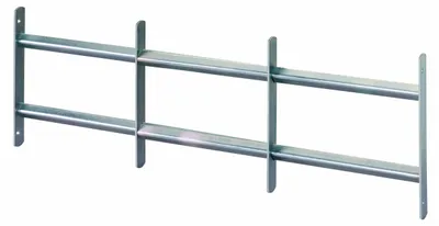 Produktbild von GAH-Alberts Fenstergitter Venlo Befestigung in der Fensterlaibung, Stahl, Stahl, Galvanisch verzinkte Beschichtung