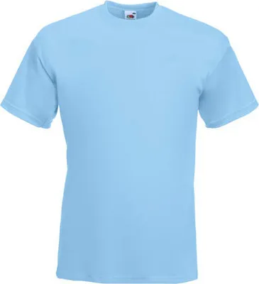 Produktbild von Fruit of the Loom - Super Premium T - Sky Blue - XL