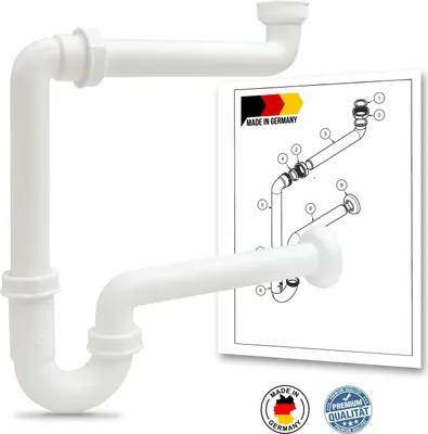 Produktbild von Raumsparsiphon für Waschbecken 1 1/4' x 32mm