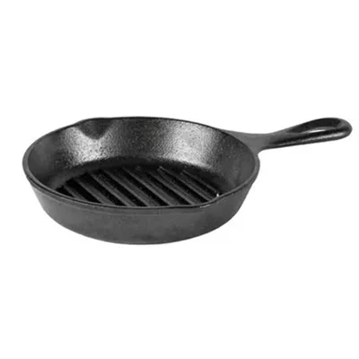 Produktbild von Lodge L-3GP Bratpfanne, 17 cm max. Durchmesser, Gusseisen/Gussaluminium, Induktionsherd-geeignet