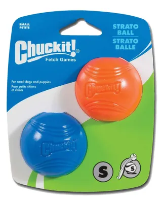 Zdjęcie produktu dla Chuckit! STRATO BALL Zestaw 2 elastycznych gumowych piłek TPR dla psów S