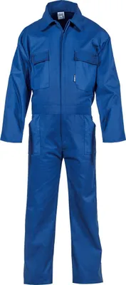 Image de Combinaison de Travail 5 poches Bleu Taille L Polyester/Coton VITO
