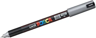 Produktbild von Uni-Ball PC-1MR, Silber, Rundspitze, Mehrfarbig, Rund, 0,7 mm, Tinte auf Wasserbasis