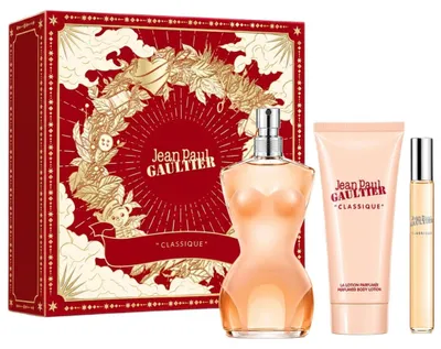 Produktbild von Damen Geschenkset Jean Paul Gaultier Classique Eau de Toilette 100 ml, 10 ml, Körperlotion 75 ml