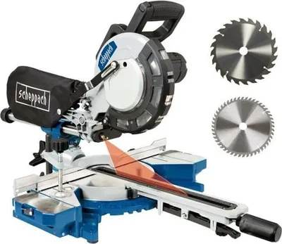 Produktbild von Kapp- und Gehrungssäge Scheppach HM216, 216mm, Doppel Führung