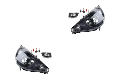 Produktbild von Scheinwerfer Satz passend für Honda Jazz GD 03/02-12/04 H4 +Nebel+Leuch. 08V31S5A6M001 08V31S5A6M002 33101SAAG01 33151SAAG01 Johns
