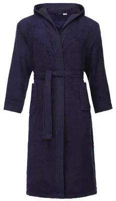 Produktbild von Ladeheid Herren Frottee Bademantel aus 100% Baumwolle LA40-192 (Dunkelblau-29, M)